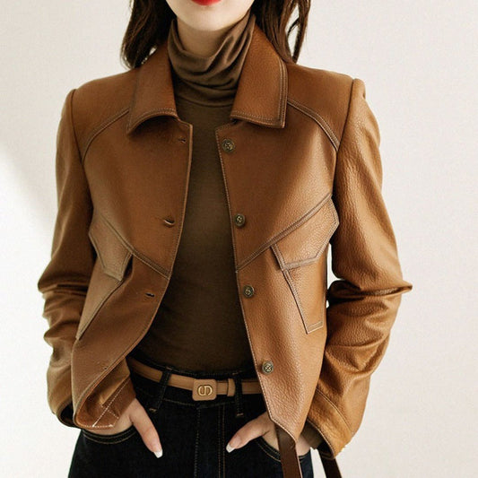 Peau d’argile Leather Jacket